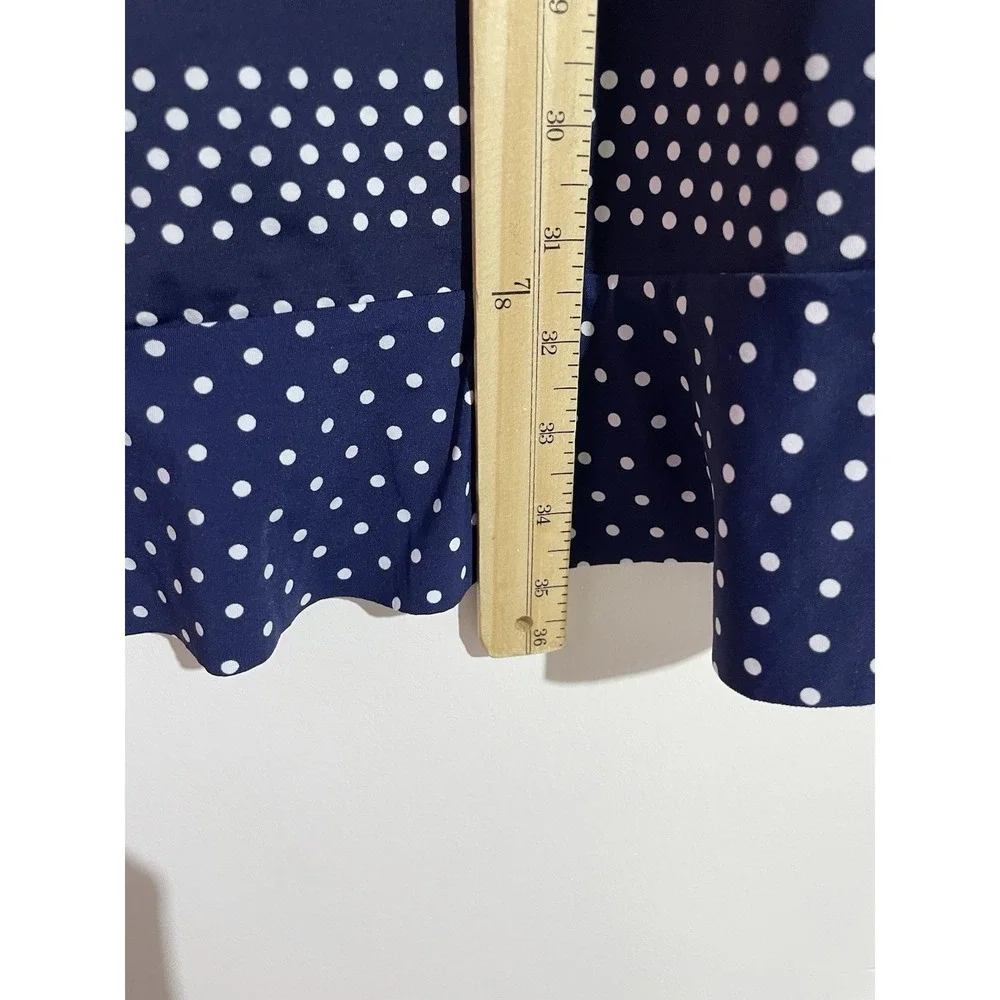 Lands End Swim Dress XL/P Blue Cover Up Beachy Vacation Resort Cruise UPF‎